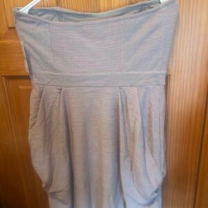 Free People Strapless cocktail Dress in Champagne-tags attached